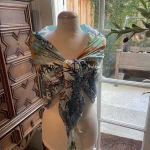 Johnny Was Silk Scarf